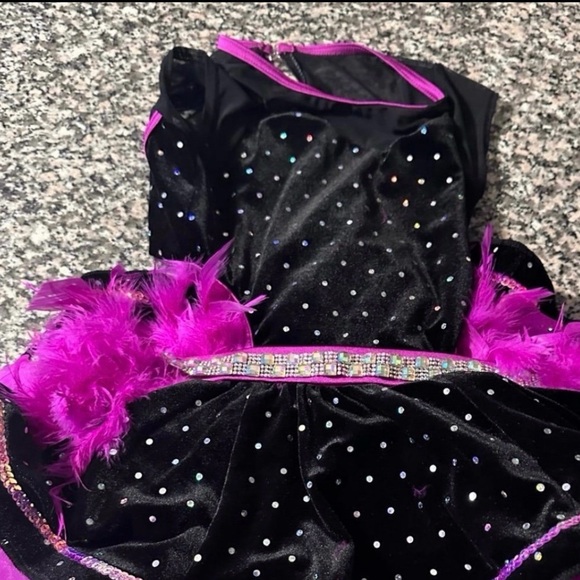 Weissman Black and Pink Kids Dance Costume - Picture 9 of 10